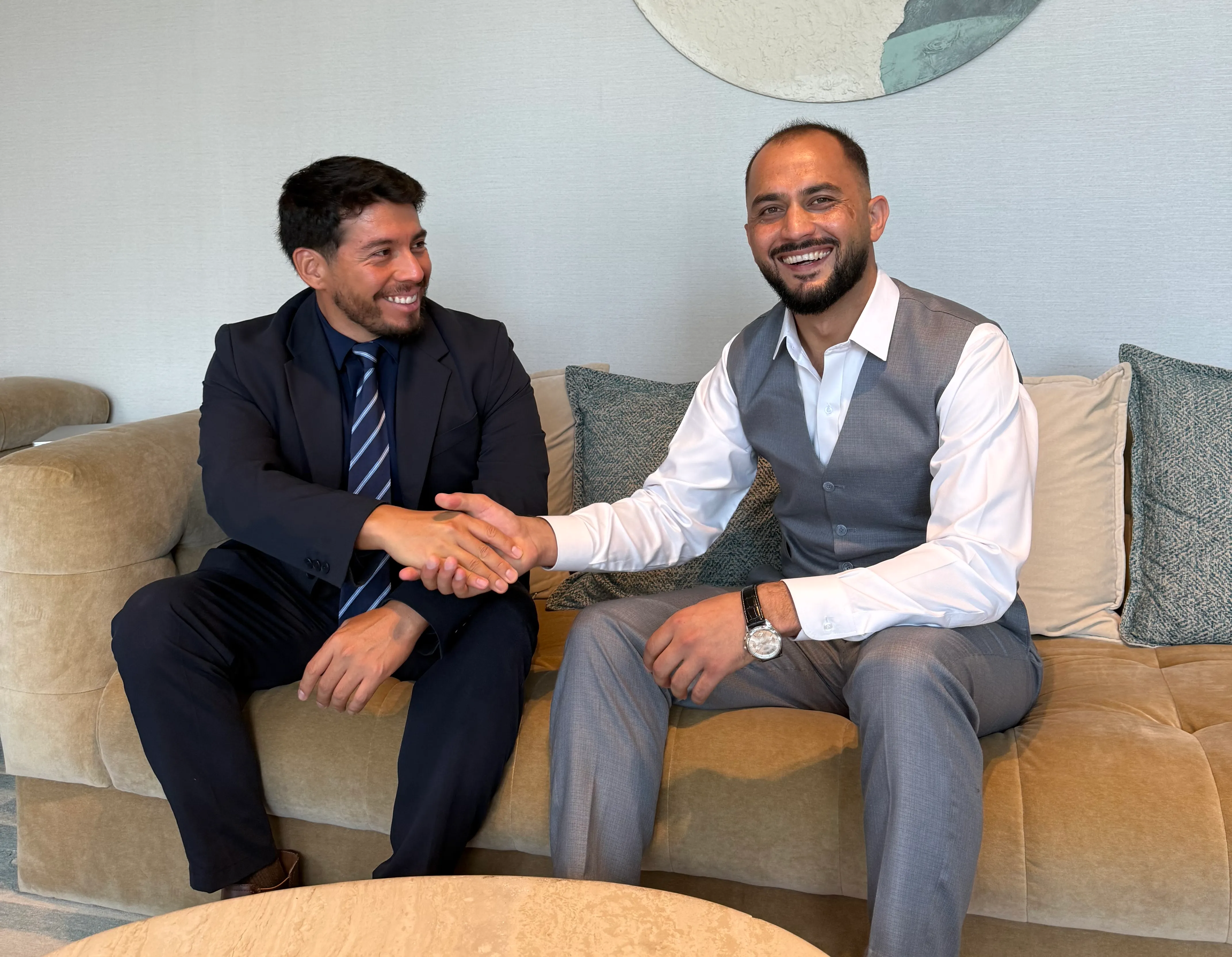 Diego Espinoza and Yasir Ullah, cofounders of Lumea Finance