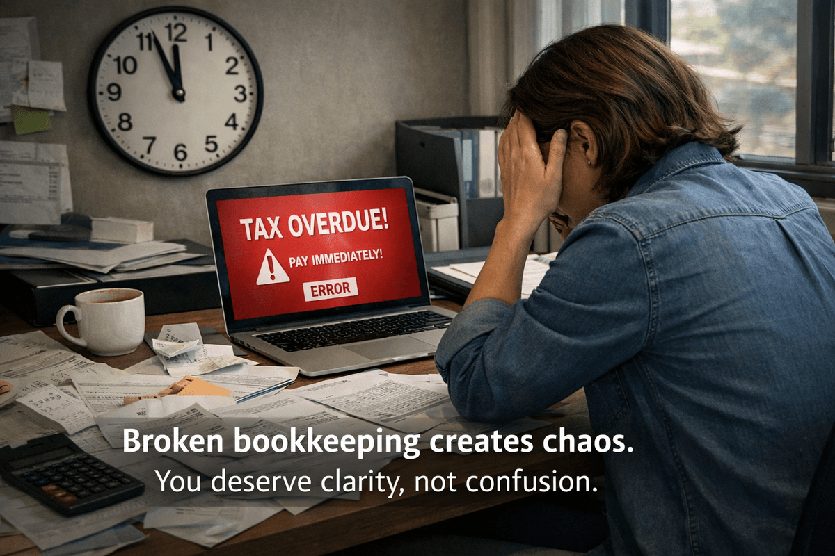 UAE business owner unsure of cash position with messy financial records.