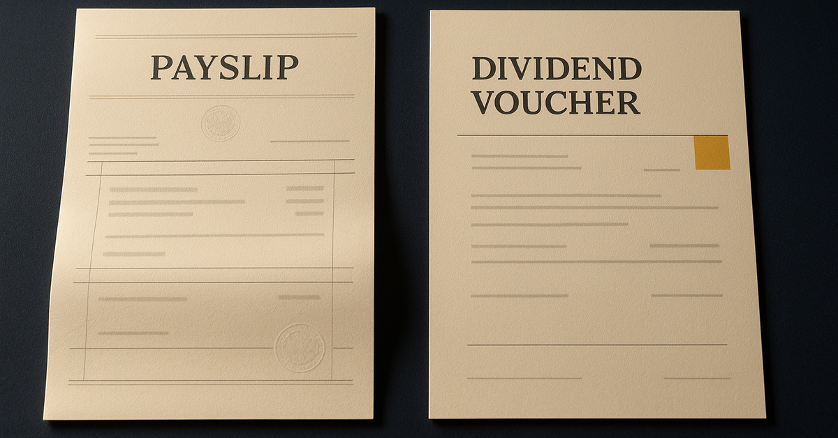 UAE business owner comparing salary and dividend pay options.